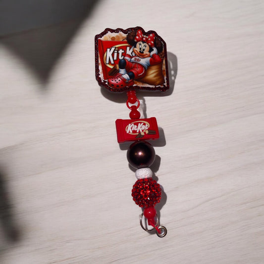 Minnie Mouse KitKat Badge Reel