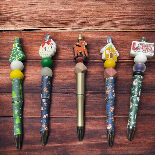 *Discounted* beaded Xmas Pen Bundles