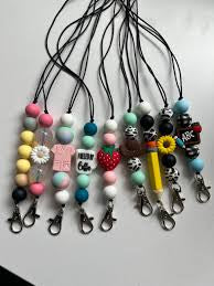 Custom-Made Beaded Lanyards